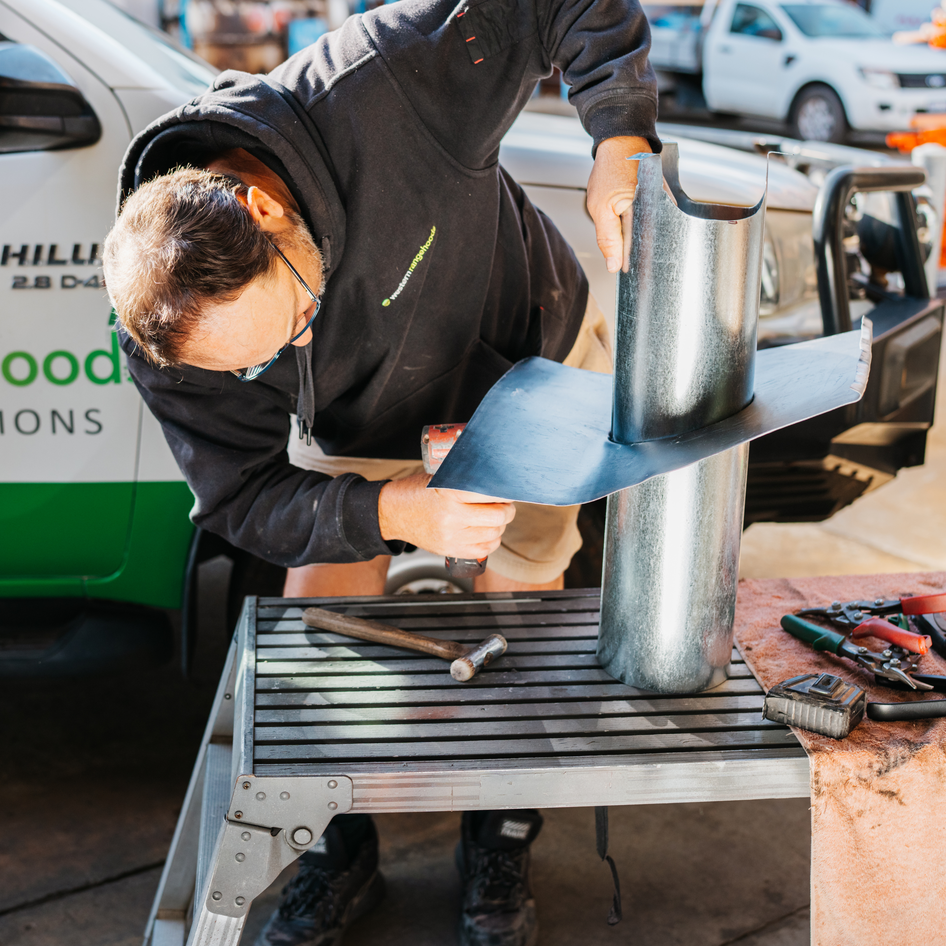 Rangehood Installation Example 1